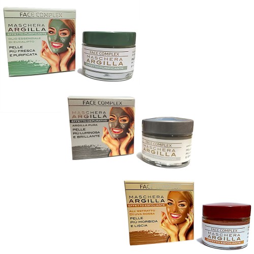 Face Complex Maschera Argilla Per La Cura Del Vostro Viso 50ml